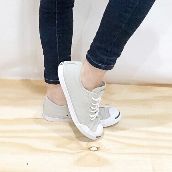 Converse Jack Purcell Canvas Low Sneakers Women’s 6.5 - Picture 4 of 8
